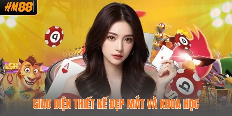 Giao diện thiết kế đẹp mắt và khoa học